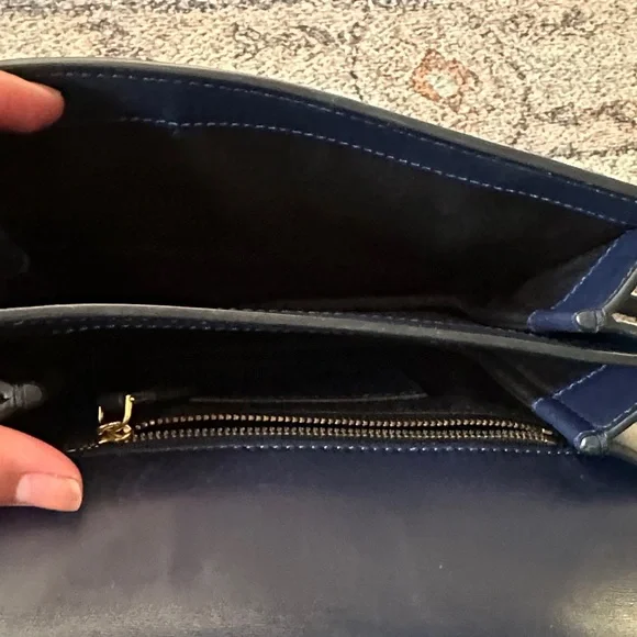 Marc Jacobs Navy Blue and Burgundy Women's crossbody bag - Picture 6 of 7